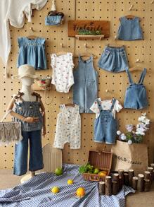 Vintaside Kids 男婴休闲牛仔短裤，简约时尚的日常穿着