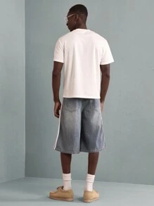 SUMWON Camiseta básica de manga corta de ajuste atlético, de calidad premium, de estilo urbano y esencial, con cuello redondo, para uso casual y de estilo minimalista y urbano - Blanco - Ver 4