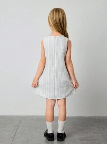 Maija Kids Maija Kids Jugendliches Kleine Mädchen Schmetterling Dekor Lässig Jumper Kleid