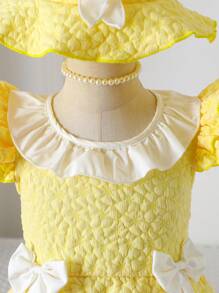 SHEIN Vestido casual y sencillo de moda para niña joven