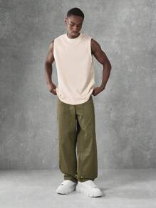 SUMWON Pantalones de trabajo de carpintero con ojal para herramientas, pierna recta, resistentes, para trabajo pesado, para otoño e invierno, para exteriores