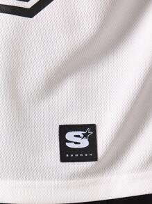 SUMWON Studios 大学队球衣 T 恤运动超大优质运动足球棒球 98 号街头服饰都市时尚男女通用宽松休闲秋春装