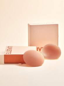 LUVLETTE Reusable Not Sticky Self-Adhesive No-Show Silicone Nipple Covers-Non-Adhesive-Cinnamon - Cinnamon - View 11