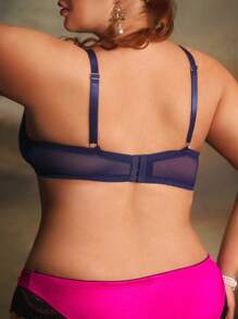 PinupPomp Ren, Pongee, Ghép nối, Màu tương phản, Cổ điển, Phong cách cung điện, Có gọng, Nâng ngực, Áo ngực Bralette & Áo ngực không gọng cỡ lớn - Nhiều màu - Xem 2