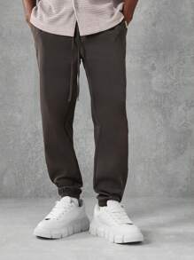 SUMWON Premium Jogger Pants Elastic Cuff Athletic Sweatpants Comfortable Slim Fit Workout Training Running Loungewear All-Season Casual Trousers