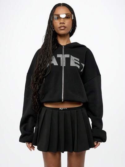 SUMWON WOMEN 优质网球褶裙运动溜冰裙高腰运动服高性能健身速干迷你裙舞蹈啦啦队制服