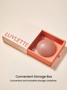 LUVLETTE Reusable Not Sticky Self-Adhesive No-Show Silicone Nipple Covers-Non-Adhesive-Cinnamon - Cinnamon - View 10
