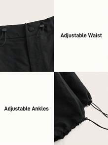 In My Nature Women's Solid Color Button Pocket Casual Outdoor Trousers