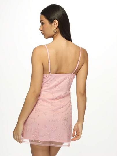 missguided beaded dress MISSGUIDED PEACE & LOVE GOLD EMBELLISHED DRESS – Interpolate co Demo Store main image 0