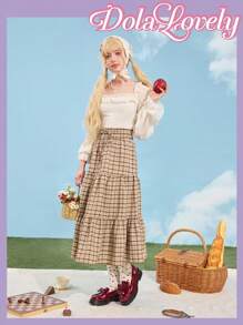 Dola Lovely Women's Brown Cute Simple Versatile Round Toe Platform Loafers Spring Break Easter - Burgundy - View 7