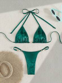 Swim SXY Bikini de estilo separado, minimalista y elegante para uso casual diario en verano