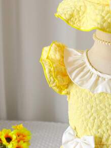 SHEIN Vestido casual y sencillo de moda para niña joven