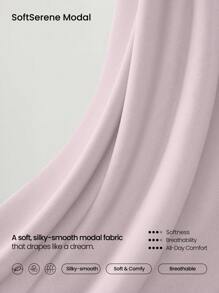 GLOWMODE 莫代尔柔软舒适防蹲阔腿裤带侧袋日常休闲