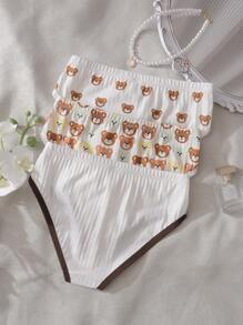 Tween Girls Minimalist Fashion Casual Everyday Underwear ,3 Pcs - Multicolor - View 2