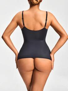 SHAPORA Top de ropa interior moldeadora con control de cintura y abdomen - Negro - Ver 5