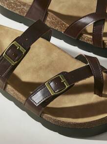 Solecia Sandalias deslizantes de plataforma retro para mujeres, nuevo estilo con la parte inferior de Thicker aumentada de altura, para slip-on en primavera y vacaciones de Pascua