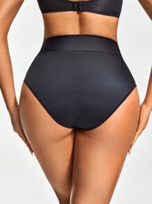 SHEIN Shape Plus Size Shaping High-Waisted Brief Shapewear Short Body Shaper Butt Lifter-Tummy Waist Control, Panty
