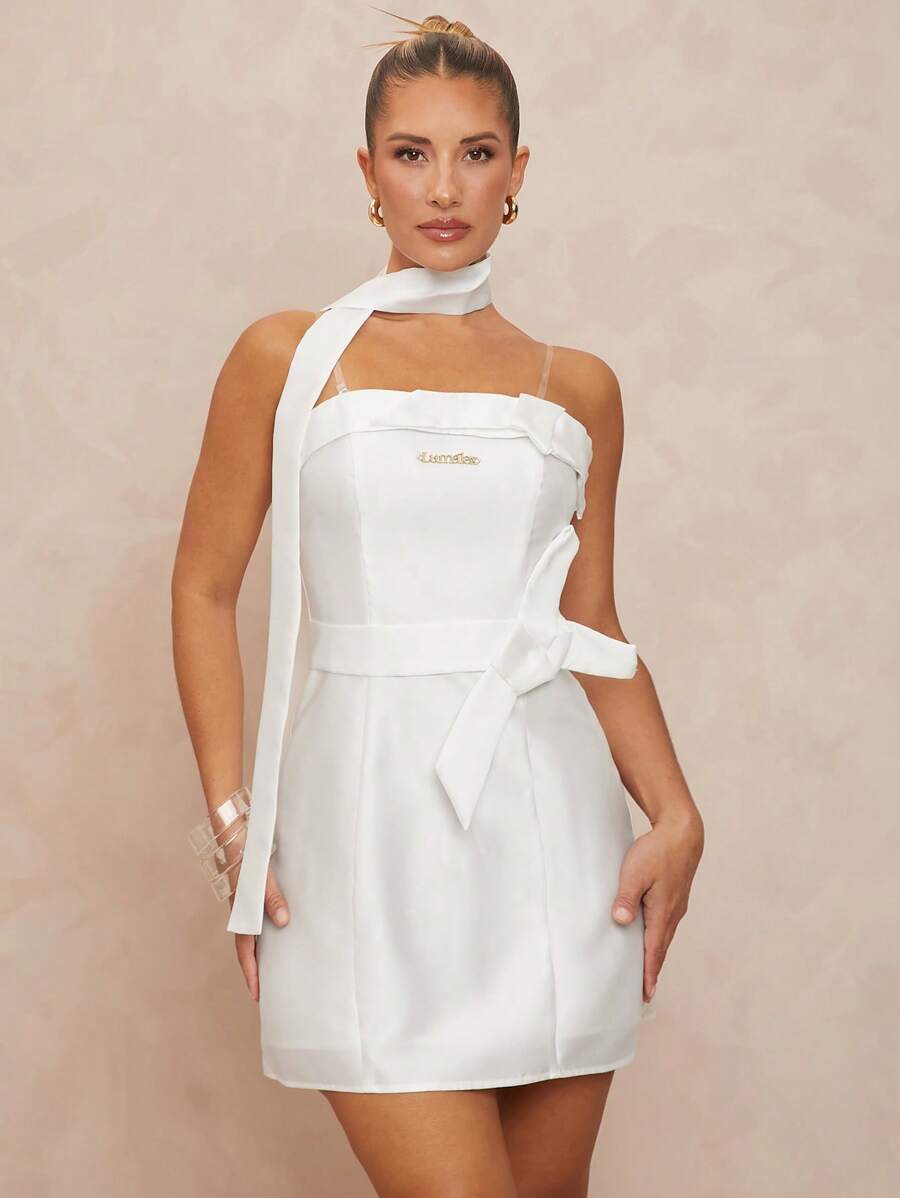 Lumalex 适合婚礼、春节的高级女士迷你连衣裙