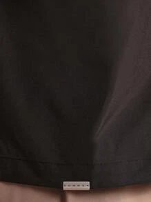 SUMWON Italian Riviera Graphic Print Shirt With Fresh Lemon Design, Streetwear Oversized Boxy Fit Short Sleeve Button-Up Summer Beach Casual Resort Wear