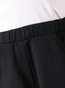 SHEIN Young Boy Plain Minimalist Fashionable Casual Pants, Everyday Wear
