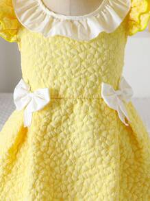 SHEIN Vestido casual y sencillo de moda para niña joven