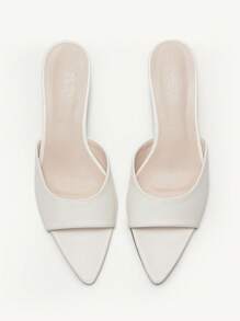 CUCCOO CHICEST Pre-Pointed Stiletto Heel Versatile Women High Heel Sandals Spring Summer Shoe Platform Sandals - White - View 2