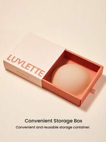 LUVLETTE Plus Reusable Not Sticky Self-Adhesive No-Show Silicone Nipple Covers-Non-Adhesive-Almond - Almond - View 11