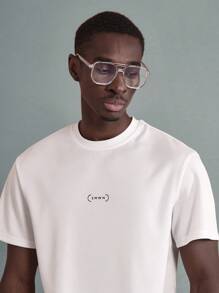 SUMWON Camiseta básica de manga corta de ajuste atlético, de calidad premium, de estilo urbano y esencial, con cuello redondo, para uso casual y de estilo minimalista y urbano - Blanco - Ver 5