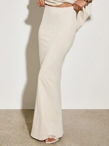 AiiRZ 奢华休闲套装平纹针织套装超大 T 恤长裙套装度假装时尚沙滩装夏季假日休闲优雅套装