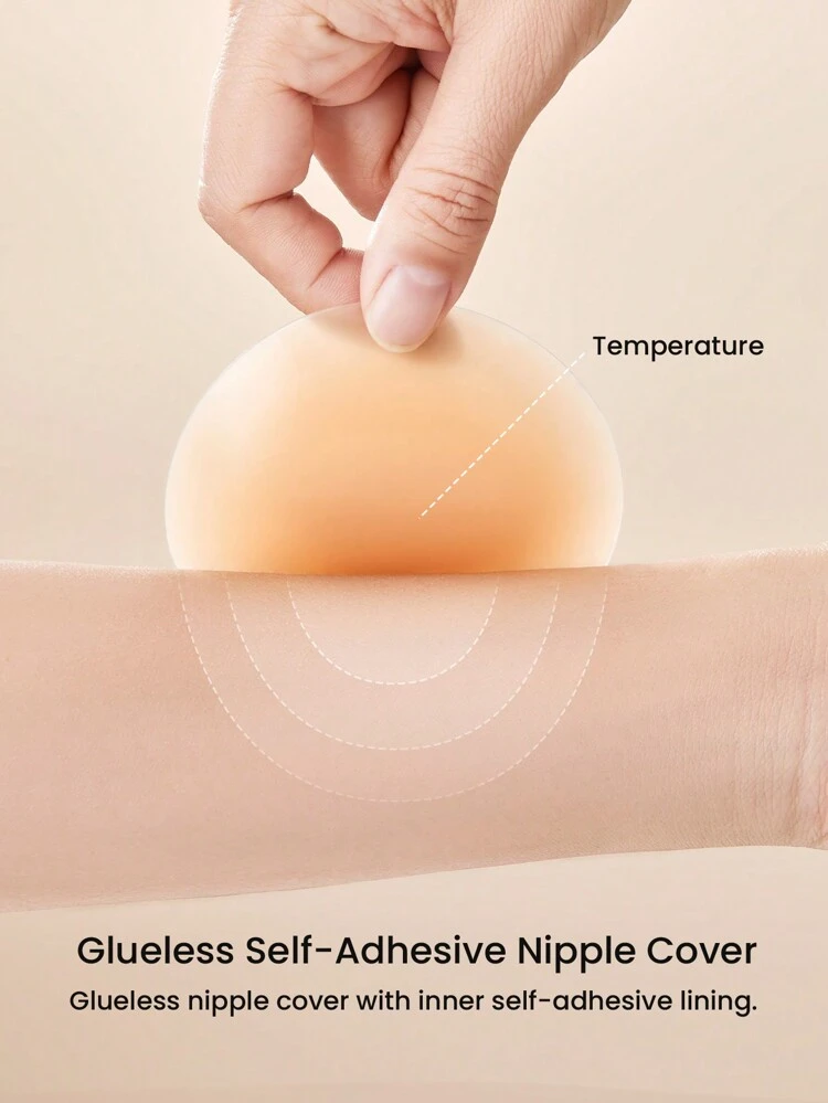 Reusable Self-Adhesive Nipple Covers