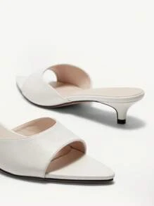 CUCCOO CHICEST Pre-Pointed Stiletto Heel Versatile Women High Heel Sandals Spring Summer Shoe Platform Sandals - White - View 9