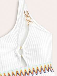 New Fashion One-Piece Swimsuit For Tween Girls, Special Fabric