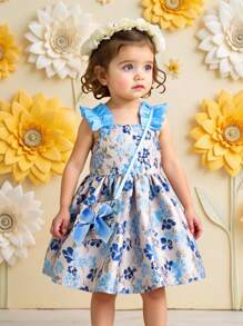 With Bowknot Bag Accessories,Formal Elegant Sweet - Multicolor - View 4