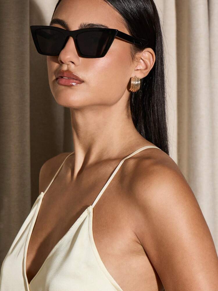 Satin Wrap V-Neck Camisole Top