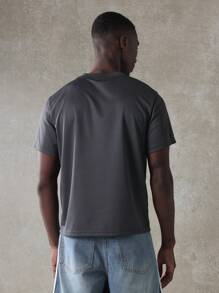 SUMWON Premium Athletic T-Shirt Casual Streetwear Short Sleeve Crew Neck Performance Top Urban Fashion Essential Spring Summer Lightweight Comfortable