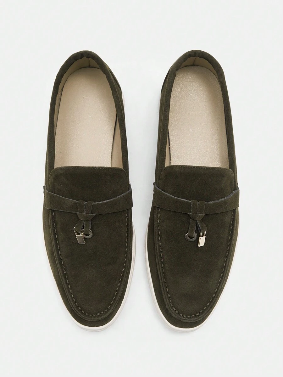 CUCCOO BIZCHIC Giày bệt đơn giản đa năng thường ngày cho nữ - màu xanh lá - Xem 1