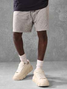 Sumwon Club 花卉图案 T 恤低裆短裤套装街头服饰休闲夏季运动休闲服两件套 - 彩色 - 查看 4