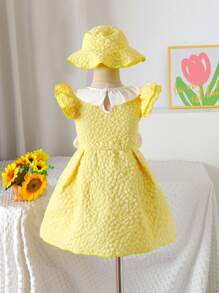 SHEIN Vestido casual y sencillo de moda para niña joven