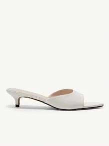 CUCCOO CHICEST Pre-Pointed Stiletto Heel Versatile Women High Heel Sandals Spring Summer Shoe Platform Sandals - White - View 8