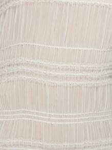 MISSGUIDED Elegant Sheering Mini Dress Party Halter Neck Ruched Bodycon Evening Club Wedding Guest Semi-Sheer Form-Fitting Dress - White - View 5