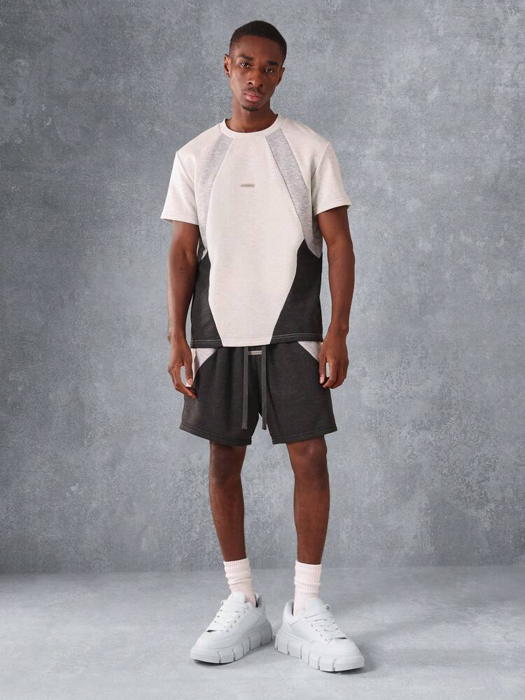 Activewear Short Sleeve T-Shirt With Matching Shorts Set