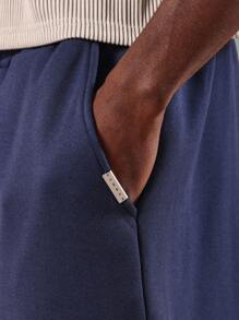 SUMWON Premium Athletic Jogger Sweatpants Comfortable Elastic Ankle Training Pants Casual Workout Lounge Wear Winter Fleece Lined Sports Running Pants Athleisure Bottoms - Navy Blue - View 6