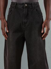 SUMWON Designer Skater Fit Jeans Wide Leg Baggy Style Streetwear Denim Y2K Fashion Vintage 90S Retro Urban Pants Relaxed Straight Cut Fall Winter Collection