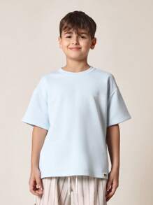 SUMWON Fresh Ideas Daily Summer Graphic T-Shirt, Casual Citrus Print Design Oversized Tee, Holiday Beach Style Youth Streetwear, Back Print Summer Collection