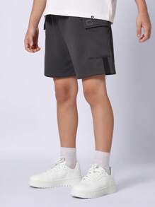 SUMWON Pantaloncini cargo giovanili, atletici, ad asciugatura rapida con fasce laterali, casual e sportivi, ideali per attività estive all'aperto come passeggiate e escursioni, comodi e ampi