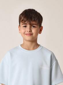 SUMWON Fresh Ideas Daily Summer Graphic T-Shirt, Casual Citrus Print Design Oversized Tee, Holiday Beach Style Youth Streetwear, Back Print Summer Collection