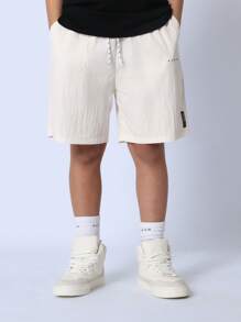 SUMWON Athletic Drawstring Shorts For Boys Youth Summer Sports Basketball Running Training Casual Active Wear With Side Pockets Lightweight Workout Gym Play - Brown - View 3