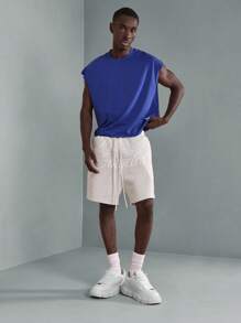 SUMWON Koszulka sportowa bez rękawów Premium, treningowa, treningowa, treningowa, fitness, odzież uliczna, niezbędna na lato