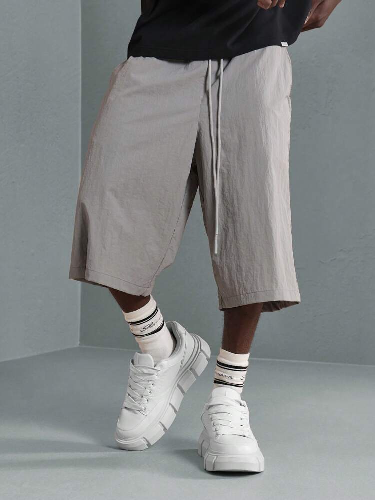 Loose Fit Drawstring Shorts