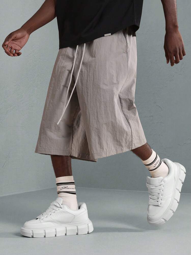 Loose Fit Drawstring Shorts
